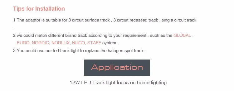 2016 new products 12W cob led track light,white color track lighting Manufacturer Original