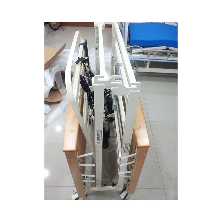 Luxury electric home care bed folding hospital nursing bed