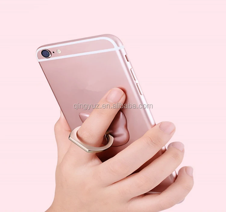 Wholesale Sticky Finger Ring Stand Smart Phone Rotation Mobile Ring