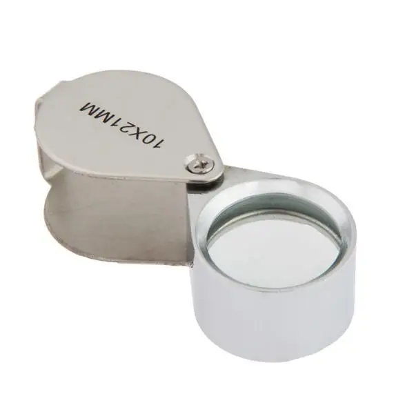 Mini 10x Glass Magnifying Magnifier Jeweler Eye Jewelry Loupe Loop 21mm Jewelers Eye Optical