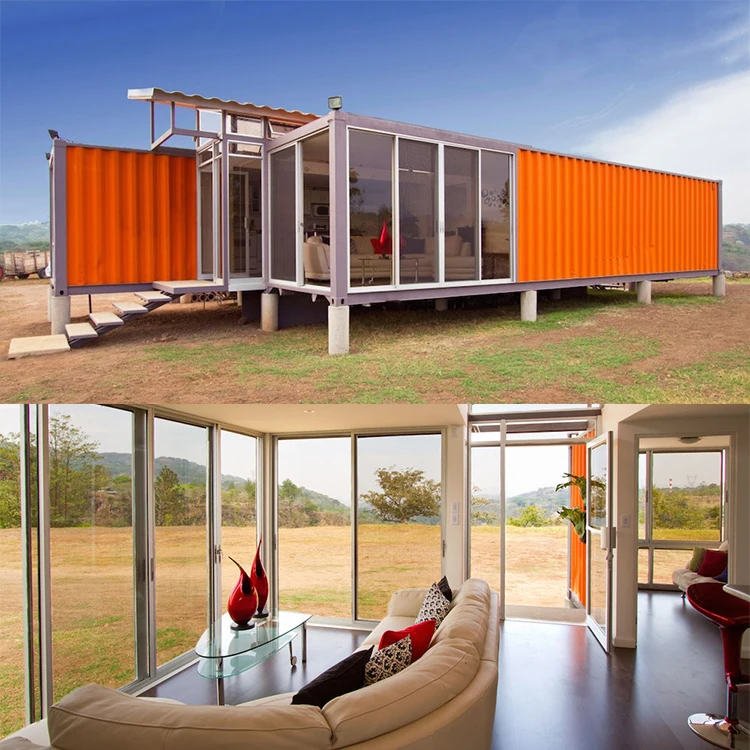 China Supply 20 40 Feet Prefab Shipping Container Home Mobile Luxury