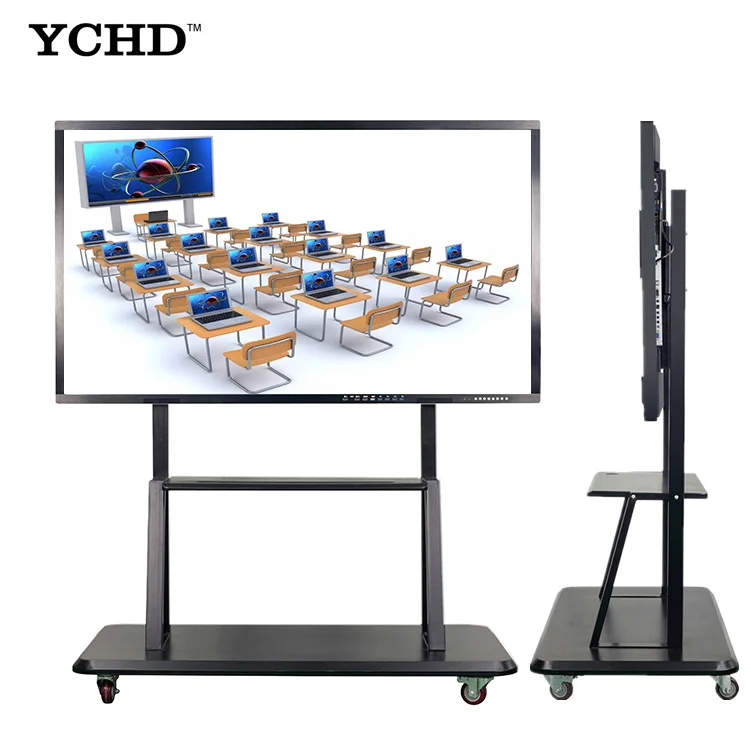 75 86 Inch Ultra Hd 4k Led Interactive Touch Screen Monitor Led Smart Board Tv With Pc All In 3072