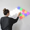 Newstyle 5colors 6pcs/set DIY Quantum Light Touch Sensitive Sensor Hexagonal Novelty Creative Decoration led night light