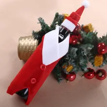 Vianočná dekorácia na flašu vína
