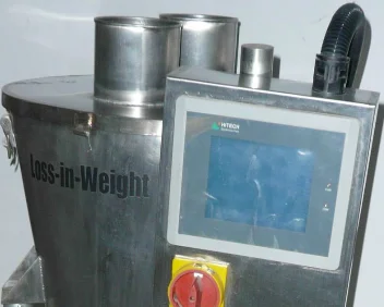 tank flowrate loss in weight feeder/ batching filler/ continous power doser