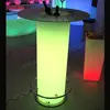 led glow highboy cocktail bar table with clear ghost stool bar cocktail table and chair