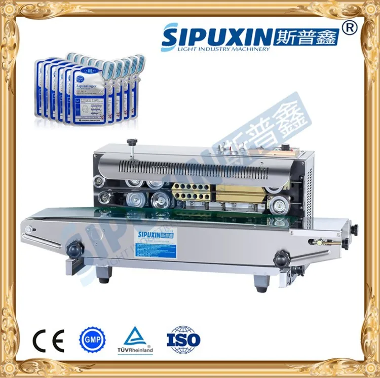 horizontal type plastic film continuous sealing machine