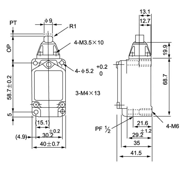 Omron Limit Switch / Touch Limit Switches / Honeywell Limit Switch