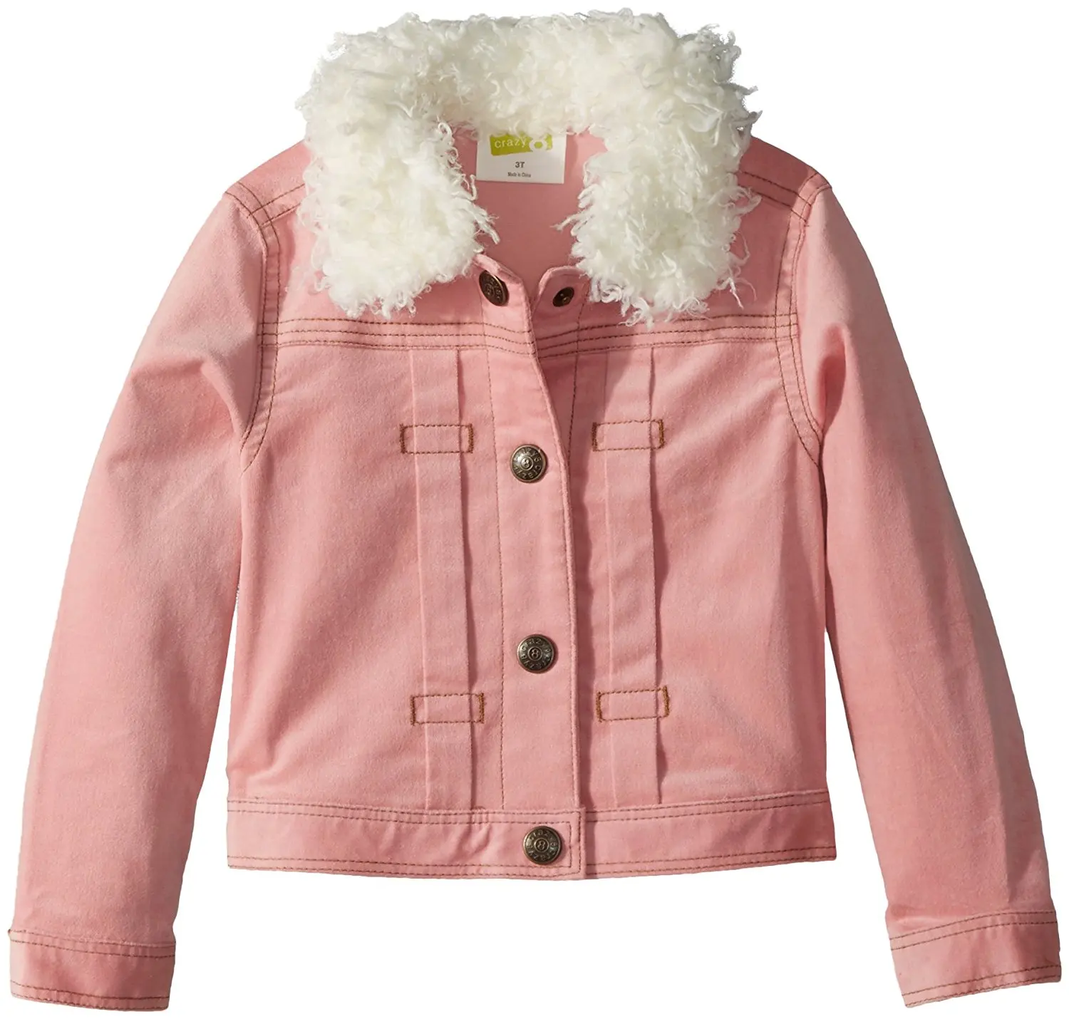 Crazy 8 Girls Toddler Sherpa Lined Cordorouy Jacket