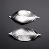 New arrival leaf shape Knife Rests 304 metal Chopstick Rest set