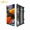Advertising display using LED lcd LED stadium perimeter display cabinet