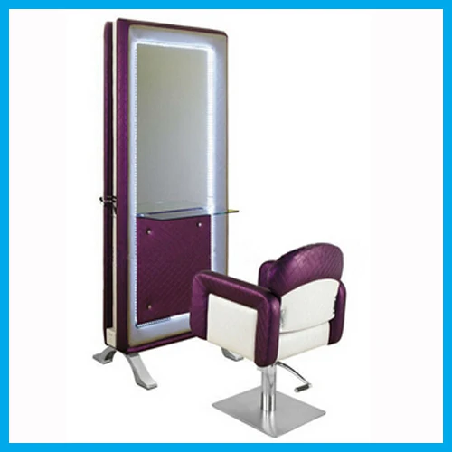 Double Side Salon Styling Mirror Station China Salon Furniture Mirror