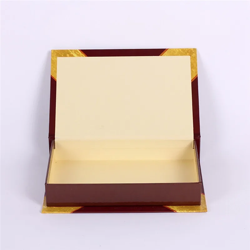 Custom printed book shaped candy paper box