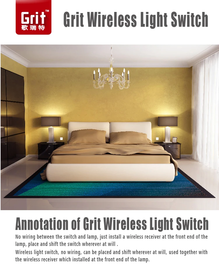 Wireless Lights Switch Kit No Wiring No Wifi 220v Wireless Remote