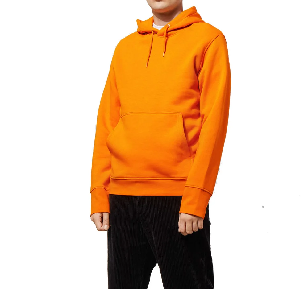 orange pullover hoodie