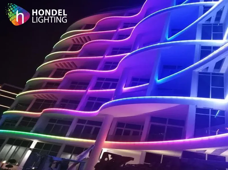 Outdoor Facade Projector Waterproof Ip65 Recessed Led Linear Tube Wall