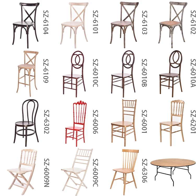 Wholesale Rustic OAK Wood Rattan Cross Back Chair