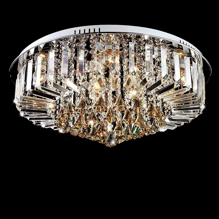 Modern Home Decor Ceiling Chandelier Low Ceiling Crystal Flat Lighting Fixture From China Supplier Buy Drop Ceiling Light Fixture Flat Ceiling Light