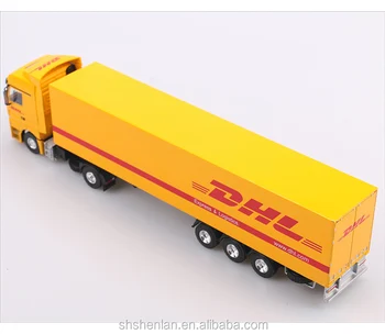 bruder dhl truck with trailer