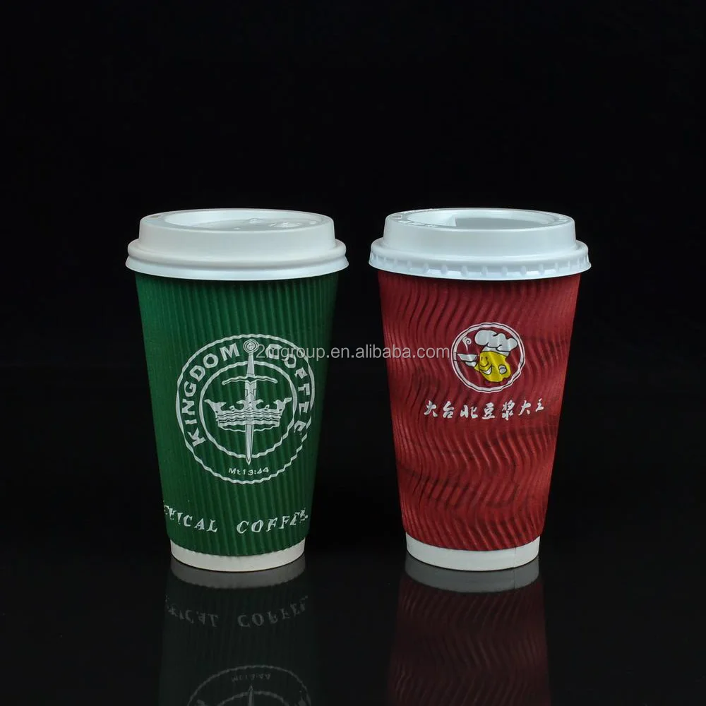 Wholesale Custom Coffee Cups Ripple Paper Cup 420 Oz Buy Custom