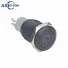 16115 16mm Led Illuminated Custom Power Logo Momentary Switch Waterproof Push Button