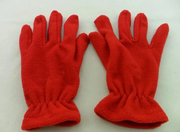 Oempromo 100% polyester soft warm fleece glove