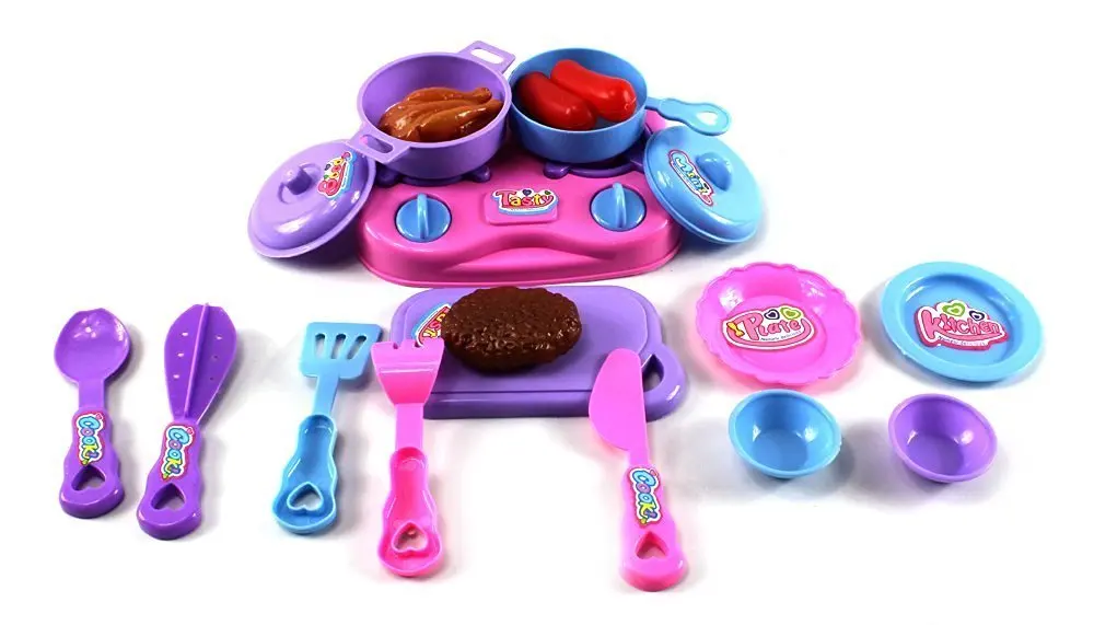 toy plates and cutlery