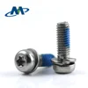 screw factory stainless steel /carbon steel pan head torx nylok nickel screw with lock washer