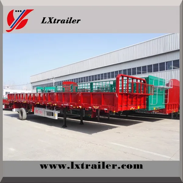 Factory hot sale low price wood / timber transport semi trailer truck