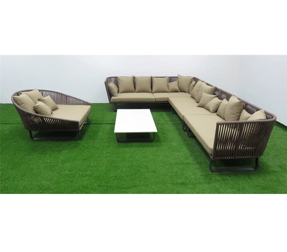 Outdoor Rope Woven Sofa Garden Furniture Outdoor Rope Woven Sofa Garden Furniture Morden Product On Alibaba
