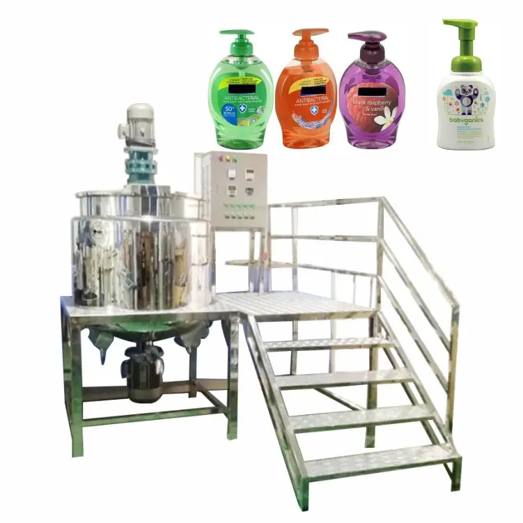 Shampoo Shower Gel Liquid Detergent Mixing Making Machine Buy Liquid Soap Making Machine Price