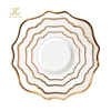 JC sustainable eco friendly porcelain kitchen plate dinnerware set