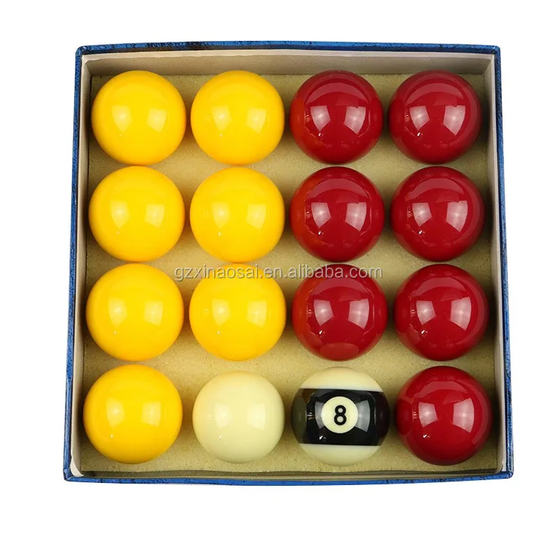 8a Grade 2 1 16 Resin Custom Made Billiard Pool Balls Set Yellow Red Snooker Balls Buy