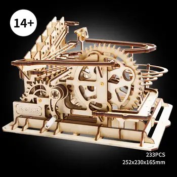 Robotime Mechanical Gears Moving Wooden 3d Puzzle Model - Buy Diy ...