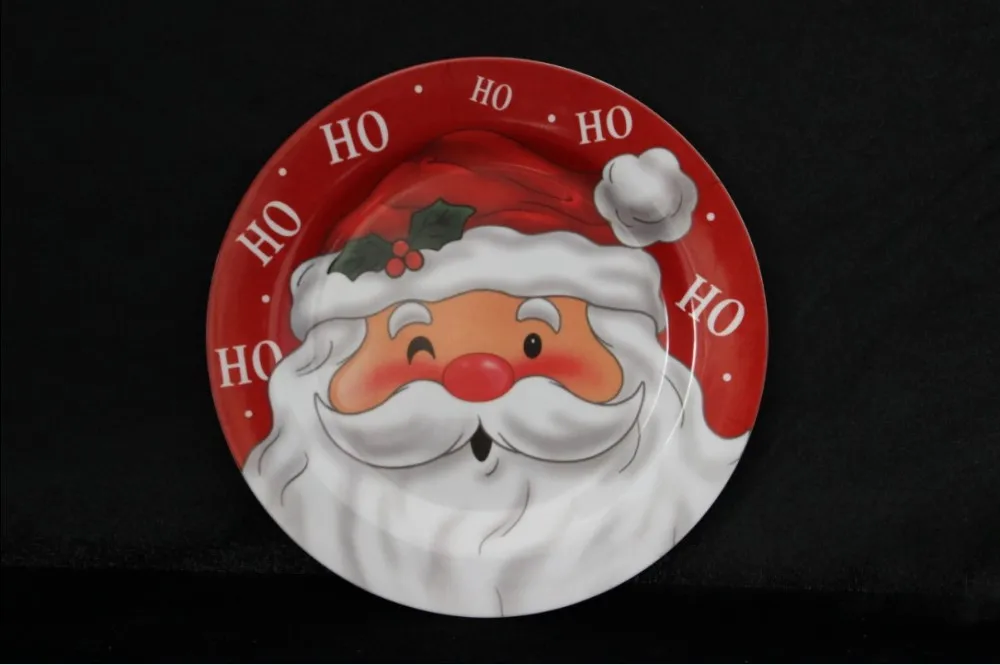 kid's Christmas melamine plate