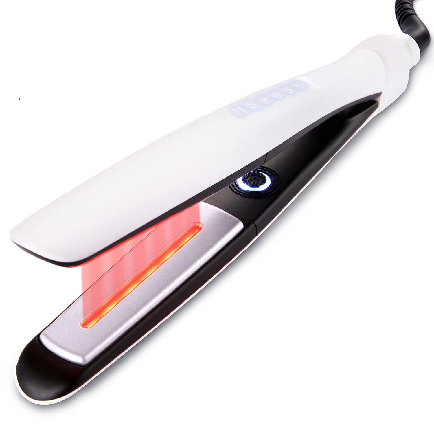 Ce Certification Hot Selling Led Infrared Hair Straightener Professional Heating Plate Flat Iron
