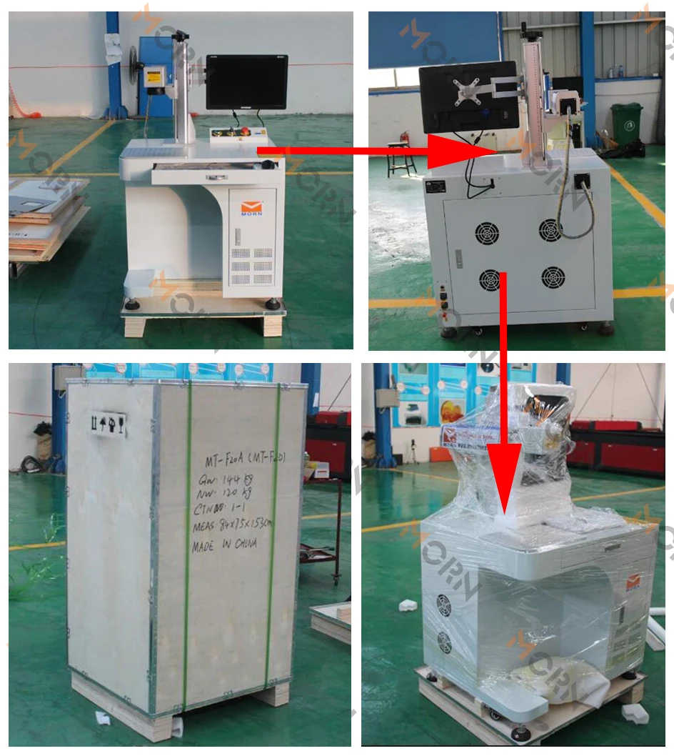 Morn Laser Mopa Fiber Laser Marking Machine Marking Color On Metal 20w Buy Laser Printer For 