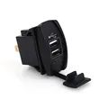 A24 2016 New Arrive Motorcycle Car Boat Dual USB Power Waterproof Charger Carling ARB Rocker Switch