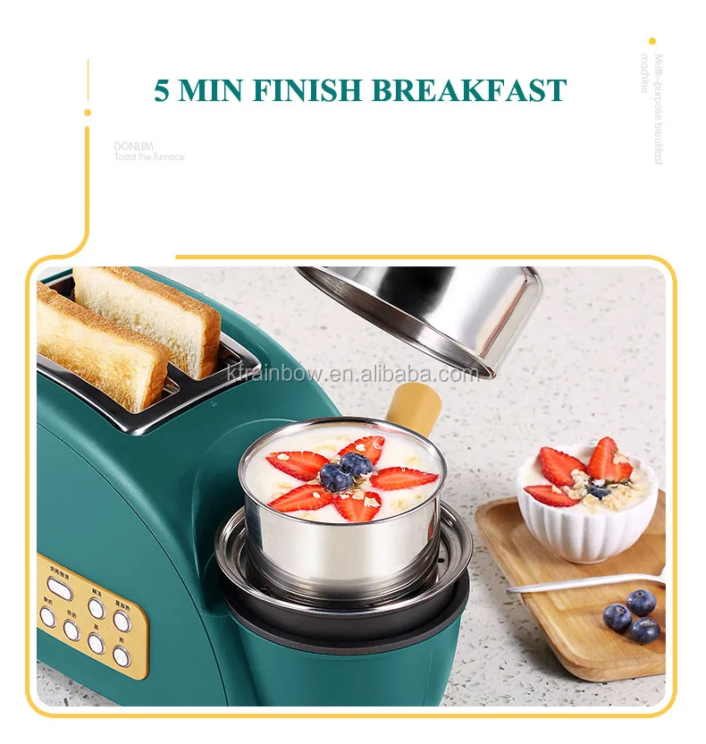 3 in 1 breakfast machine kitchen tools toast furnace automatic household  multi-function breakfast toast toast machine