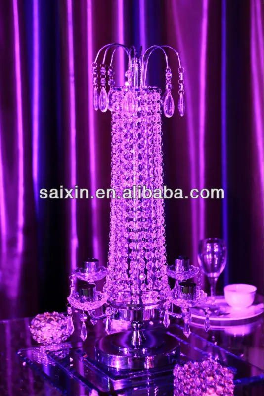 New ! Red 9 Arms Candelabra For Home Decoration Buy Red Glass