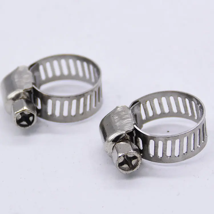 All Kinds Of Sizes Of American Worm Type Clamp Stainless Steel 304