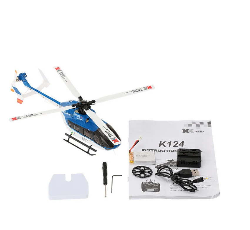 xk k124 rc helicopter