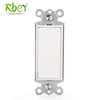 ANSI 15A White Light Switches, Single Pole Electrical Wall Switch