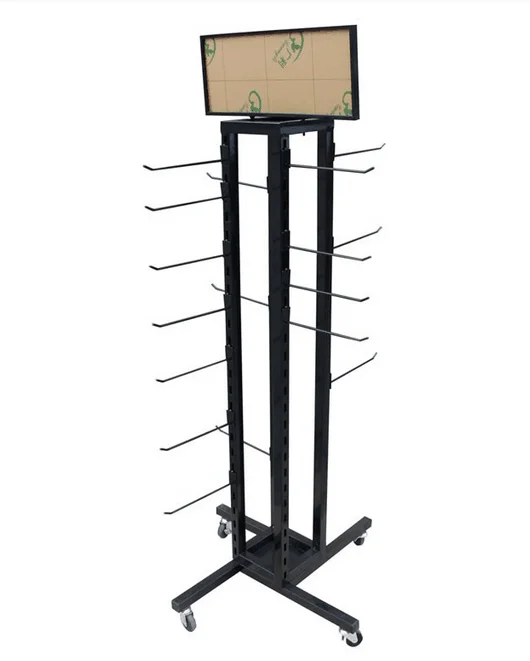 Accessories Hanging Spinning Wire Metal Hook Rotating Display Stands