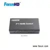 Foxun 1080P HDMI Switch Smart Switch With Priority Order, 3X1 Switch with 3D, CEC, Remote Controller