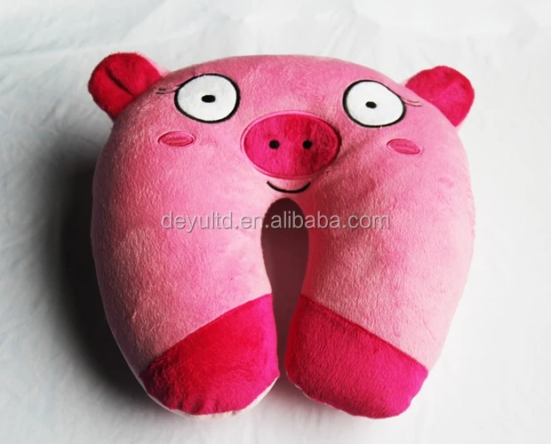 Kids Microbead Animal Shaped Neck Pillow,Airplane Ushape Pillow