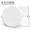 Factory price 100lm/w smd2835 surface mounted embedded lamp 18 watt round frameless panel 18w led ceiling light