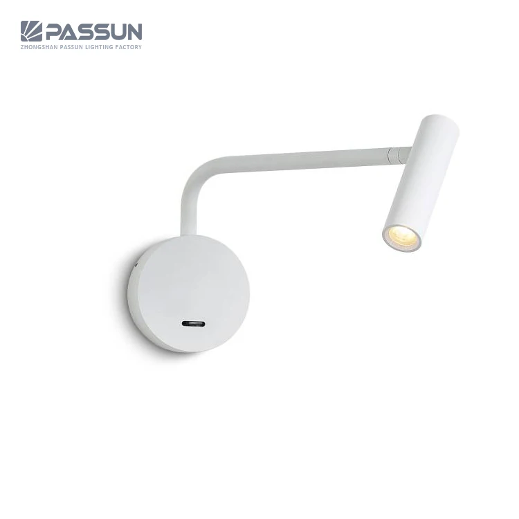 Modern Design Gooseneck Wall Mounted Led Reading Wall Lights With
