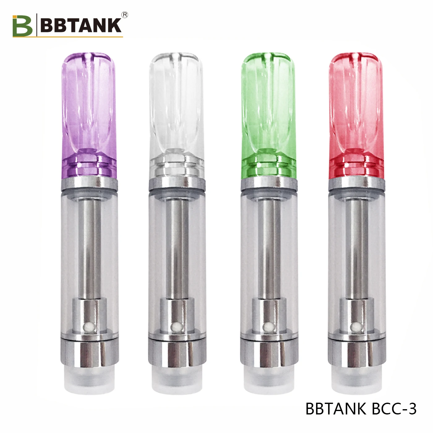 wholesale 2018 cbd oil glass syringe 1ml cbd oil tank bbtank bcc-3 bbgear ceramic cbd cartridge