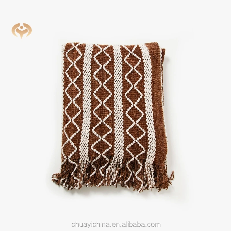 Printed Pattern Printed Acrylic Pile Blanket,100 Woven Acrylic Blanket